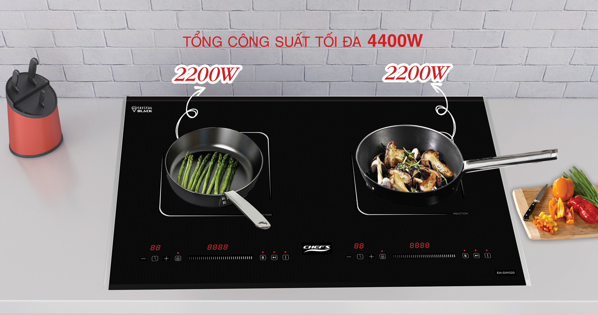  công suất bếp từ chef's 4400w