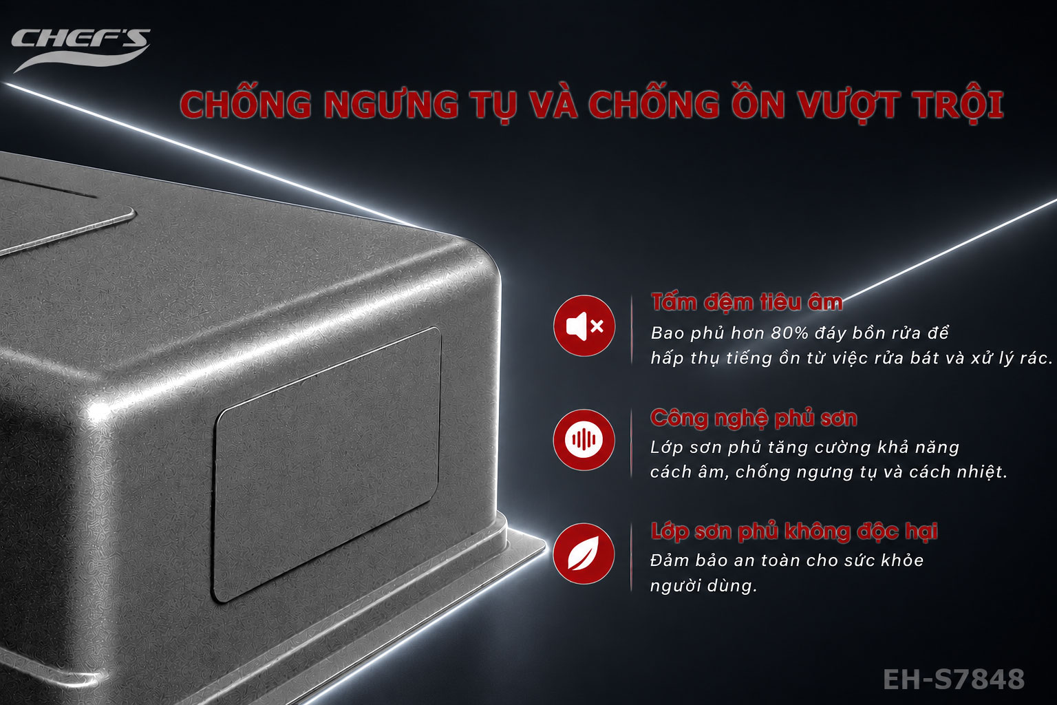 Chống ngưng tụ và chống ồn vượt trội