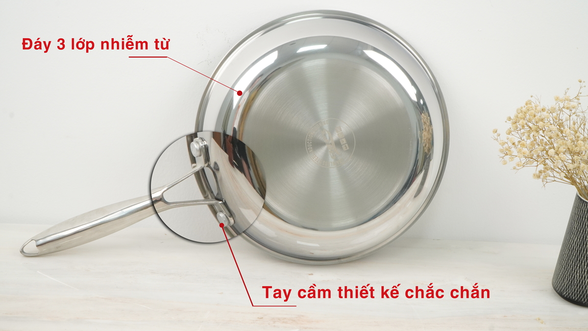 Chảo từ 3 lớp CHEF'S EH-FRY260 7
