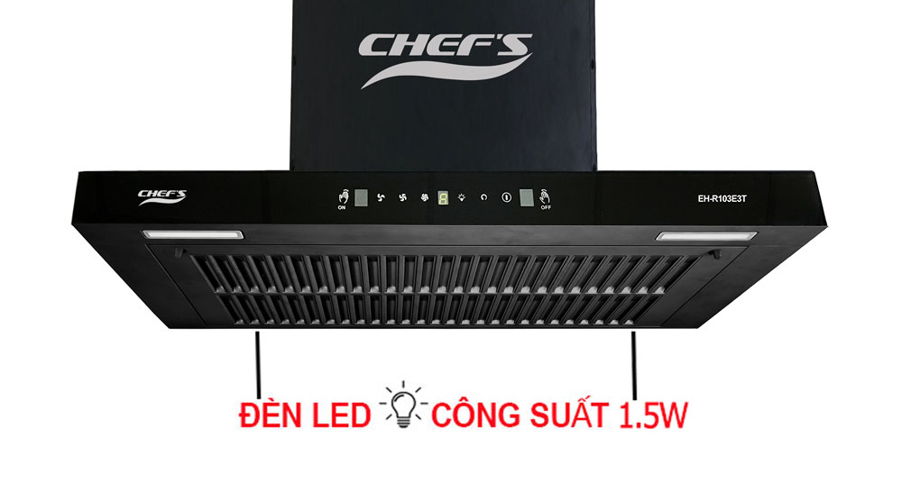 Đ&egrave;n led h&uacute;t m&ugrave;i Chef's EH-R103E3T