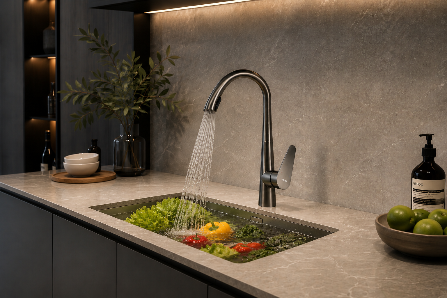 V&ograve;i rửa b&aacute;t d&acirc;y r&uacute;t Chef's EH-F1159 n&acirc;ng tầm trải nghiệm