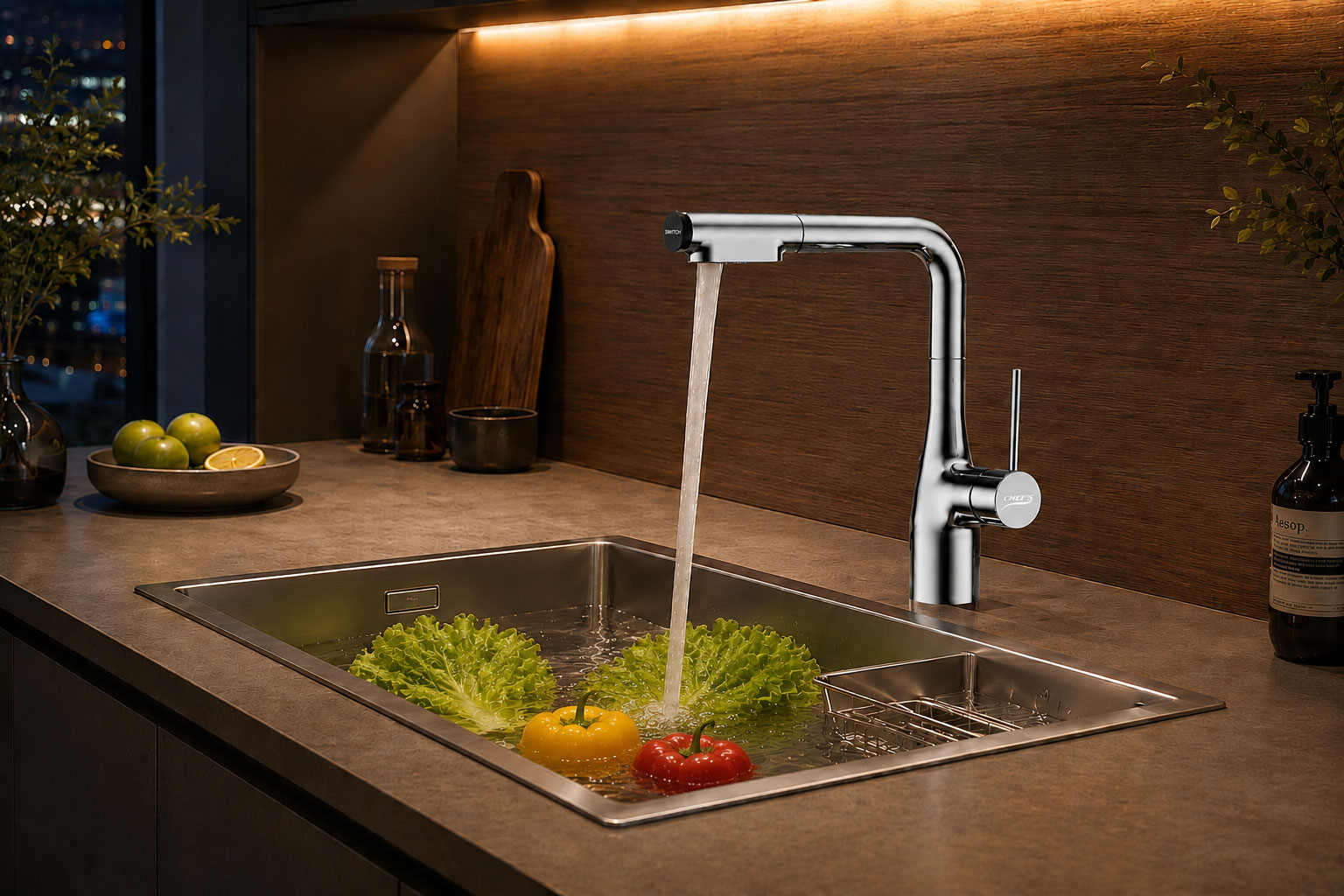 V&ograve;i rửa b&aacute;t Chef's EH-F3167