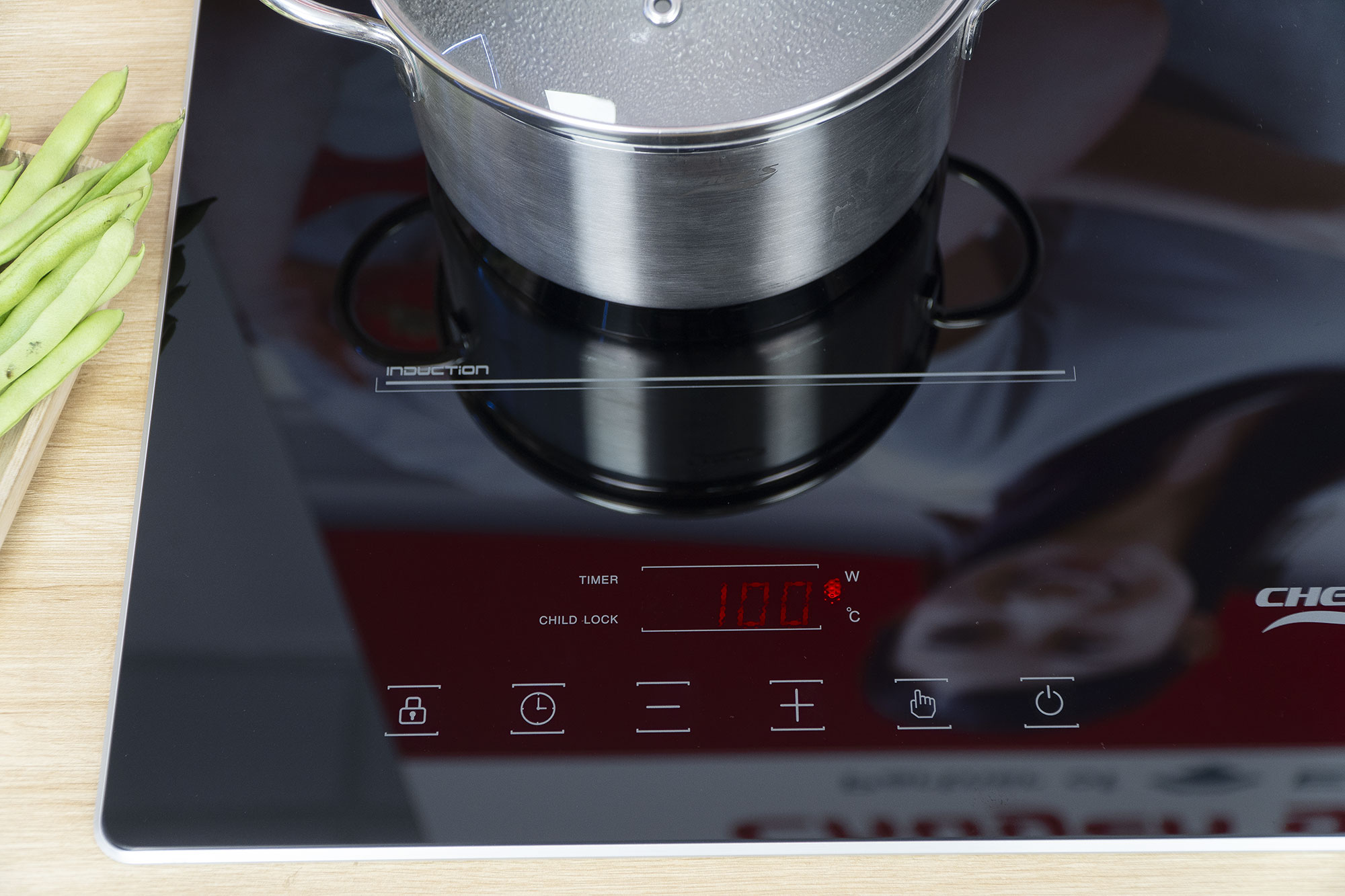 B&agrave;n ph&iacute;m bếp từ Chef's EH-DIH2000A new