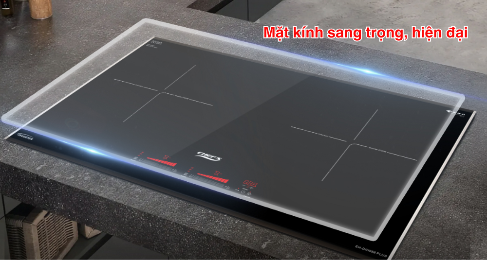 mặt kính bếp từ chef's EH-DIH 888 cao cấp