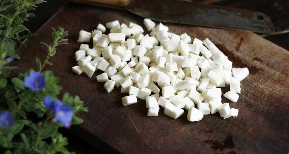 Sơ chế cùi bưởi