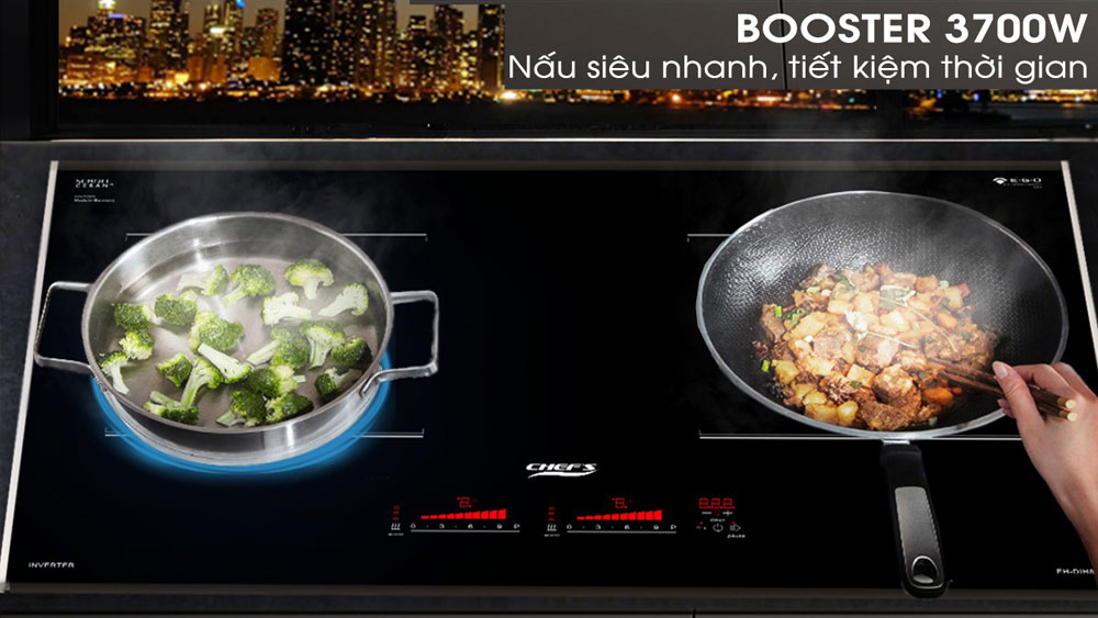 Công suất cực lớn với Booster 3700W