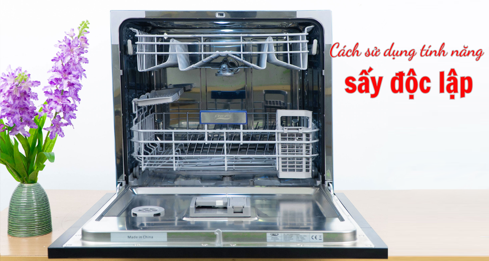 cách sử dụng tính năng sấy độc lập