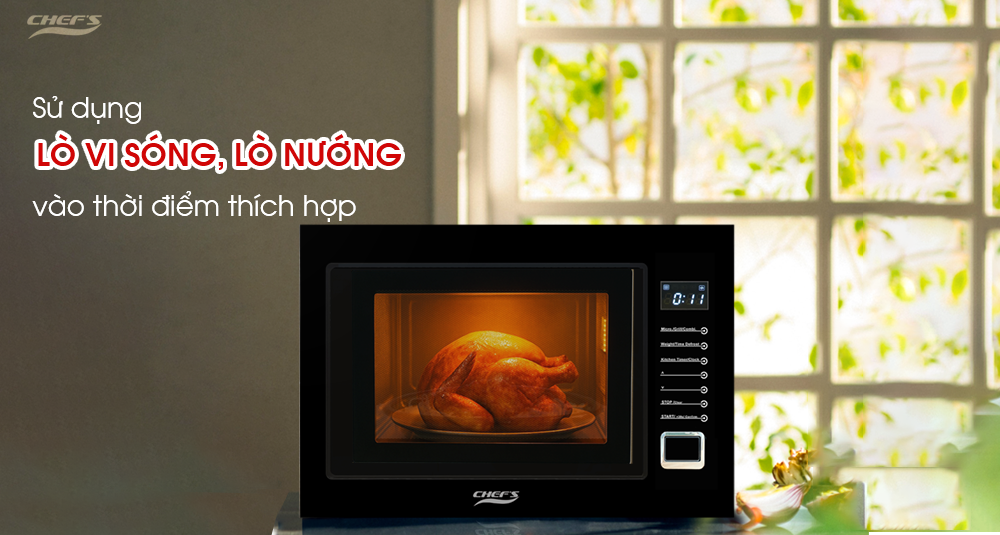 Sử dụng lò nướng, lò vi sóng vào thời điểm thích hợp