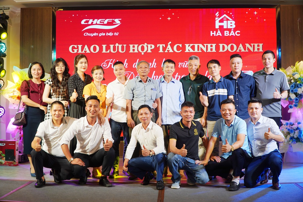 Chefs giao lưu hợp tác kinh doanh với các đối tác tại Thái Bình