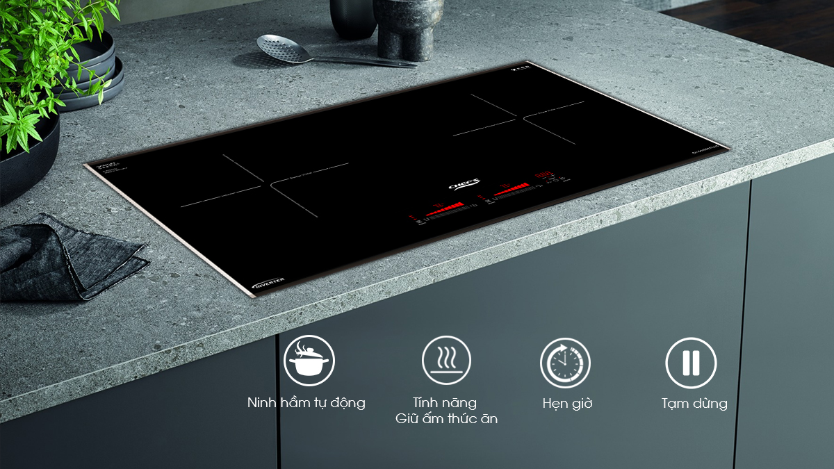 Tính năng thông minh trên bếp từ Chef's EH-DIH888 PLUs
