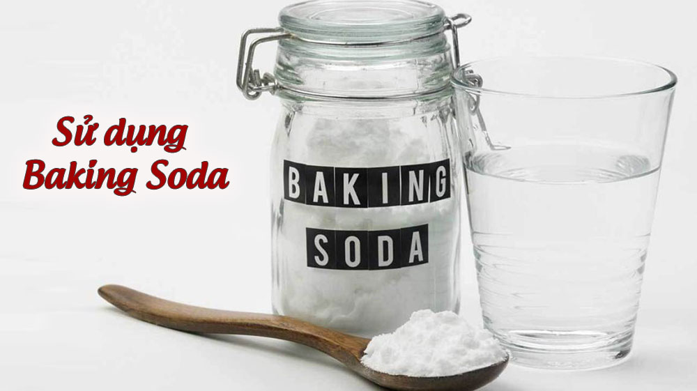 Lau sàn bằng baking soda