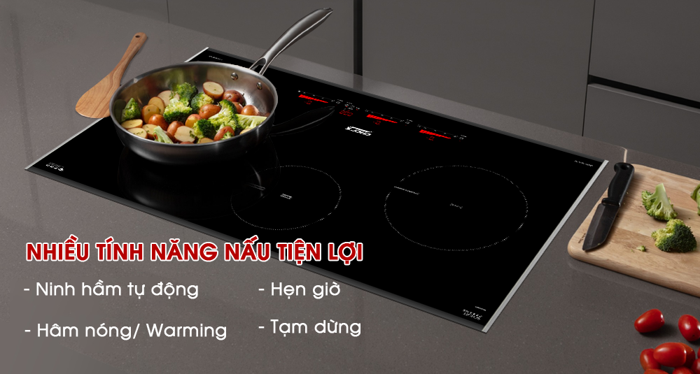 Tính năng nấu thông minh trên bếp từ EH-MIX536