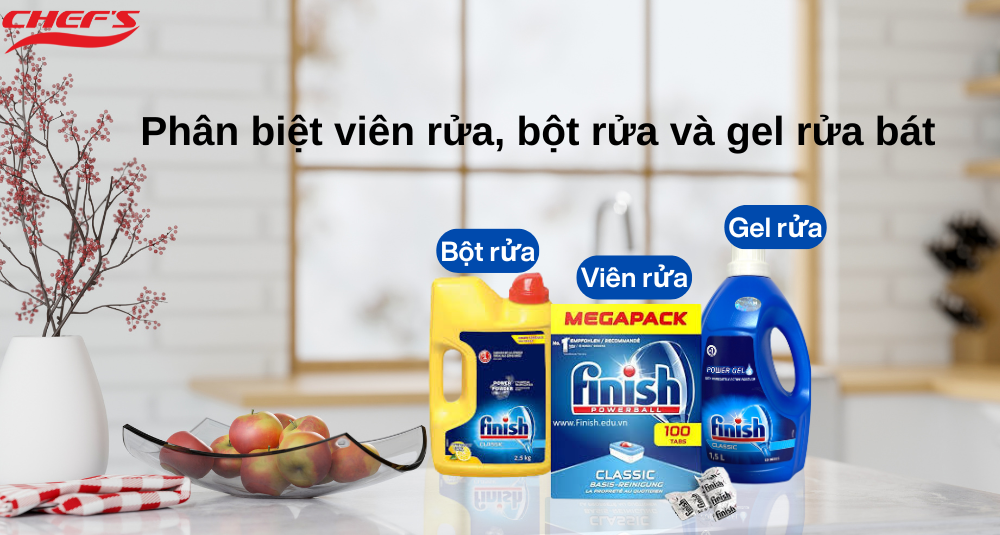 Phân biệt các chất rửa bát