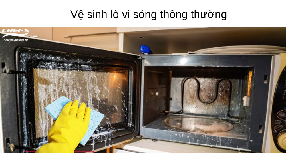 Vệ sinh lò nướng thông thường