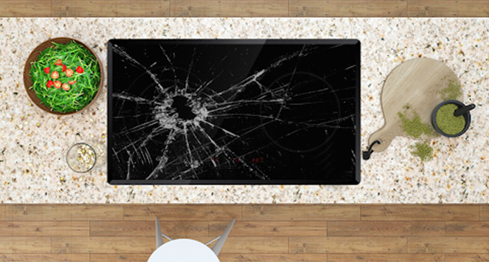 Nguyên nhân phổ biến khiến mặt bếp từ bị nứt vỡ