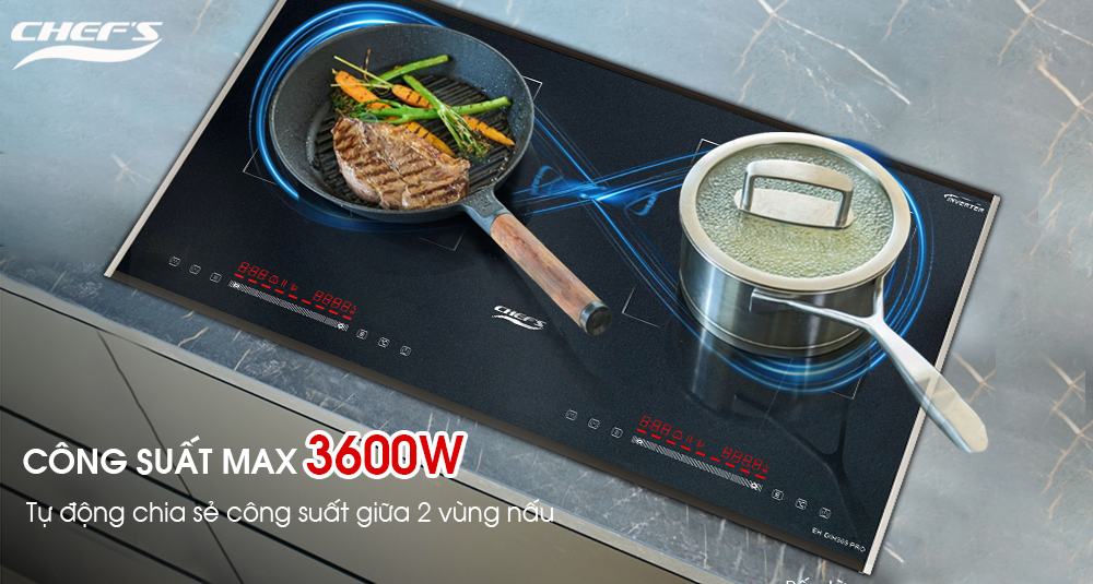 Công suất nấu nướng của bếp từ EH-DIH369 PRO