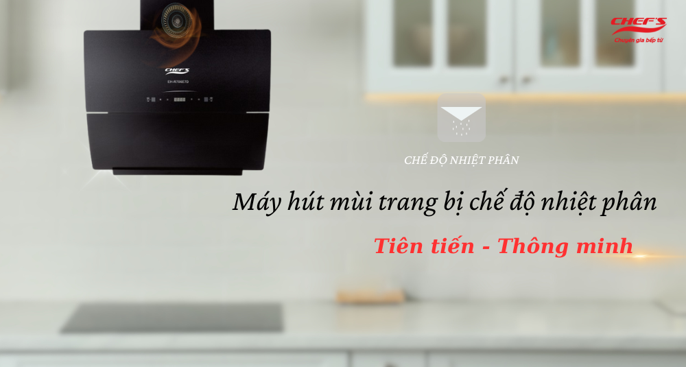 Chế độ nhiệt phân trên bếp từ Chef's ở đâu