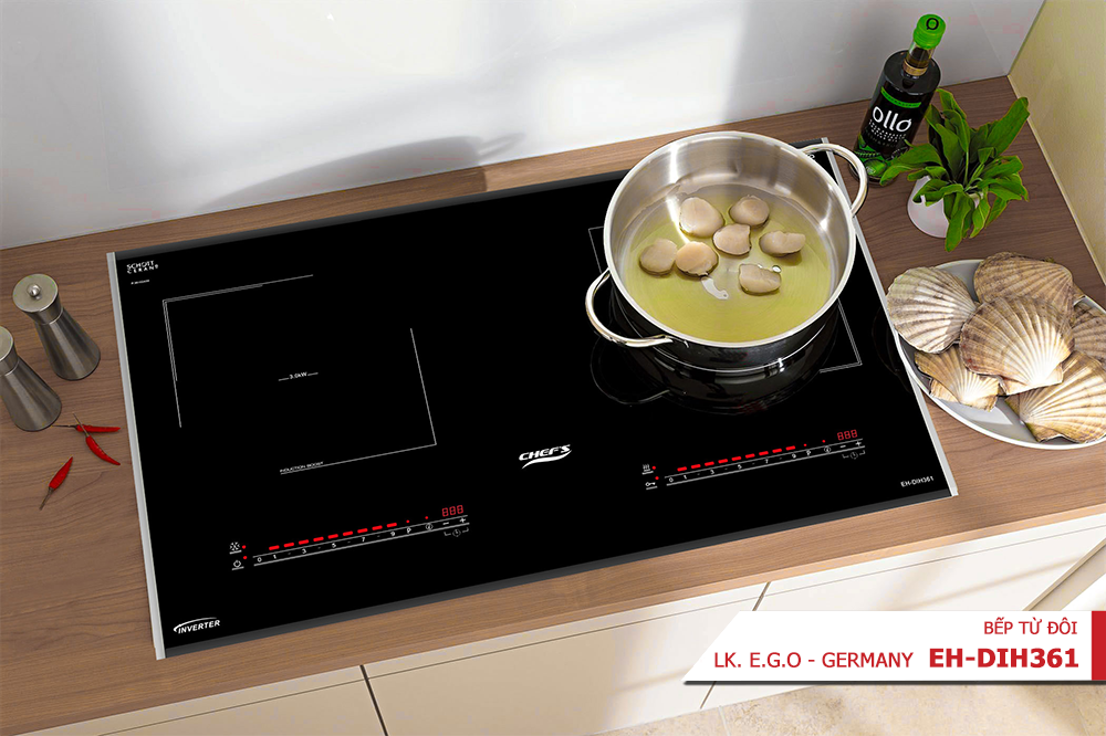 bếp từ chef's eh-dih361 sử dụng bộ linh kiên ego