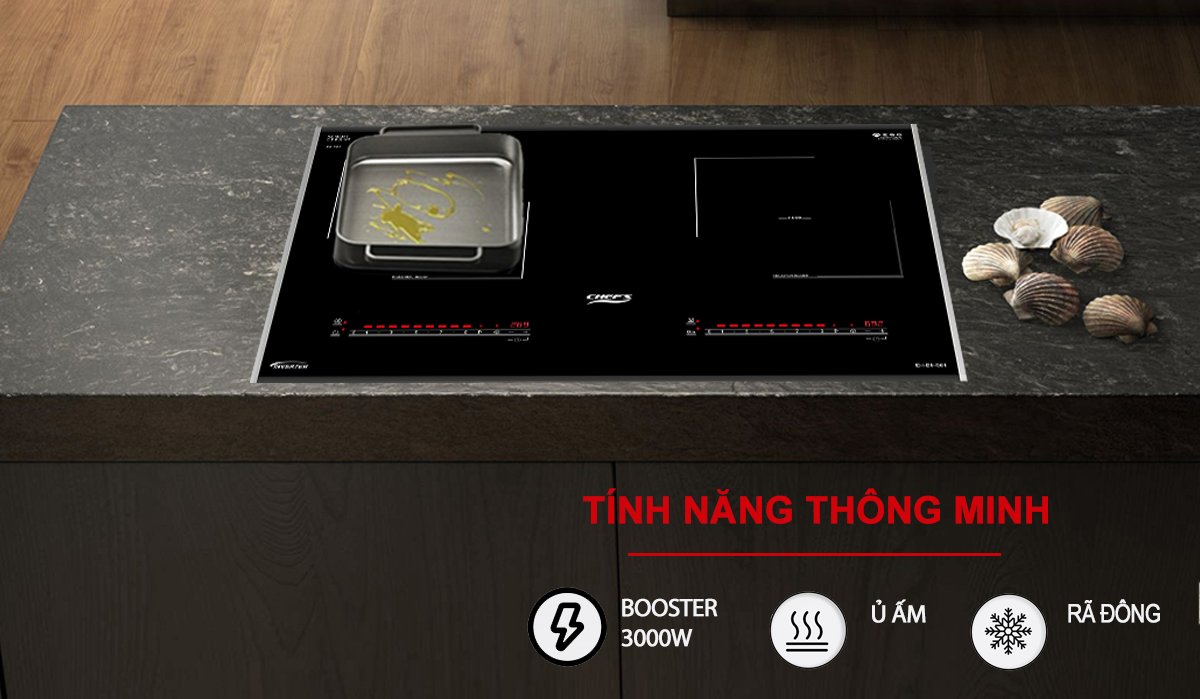 tính năng thông minh trên bếp từ chef's EH-DIh361