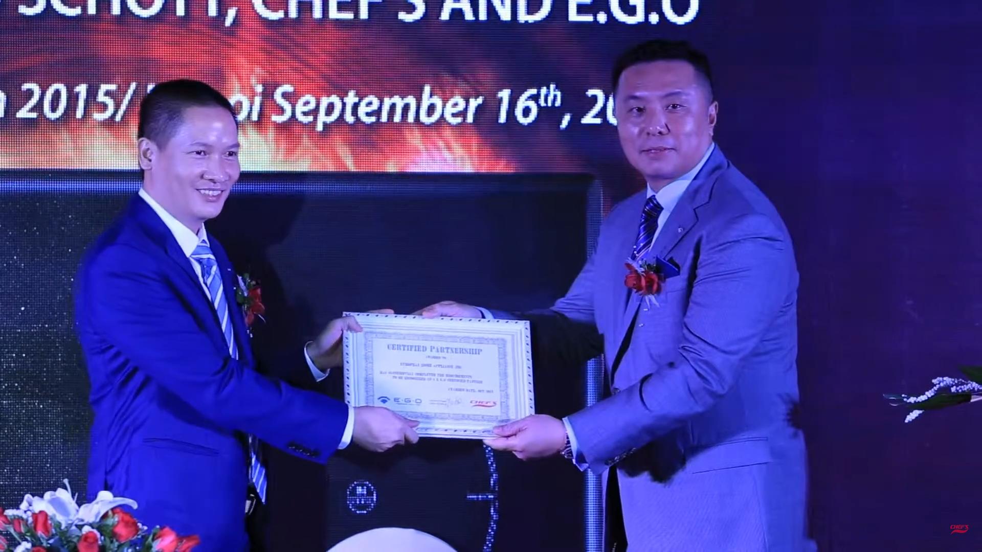 CHEF'S là đối tác quan trọng của E.G.O
