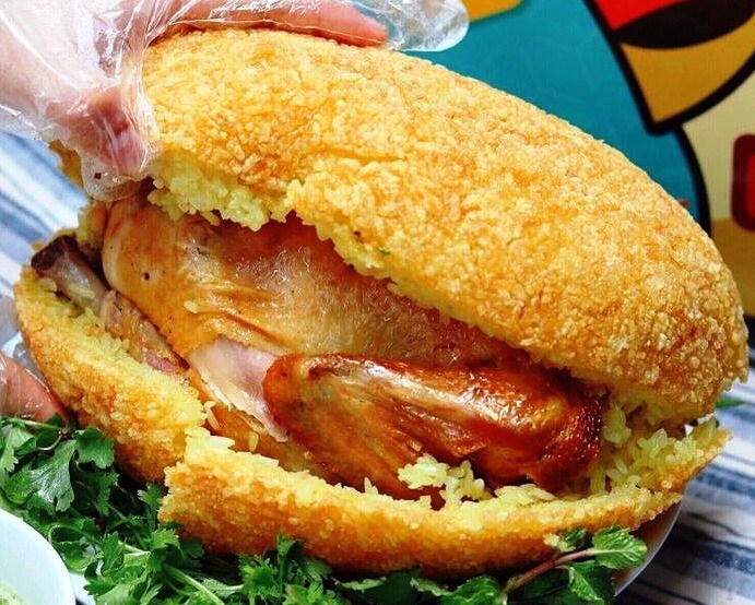 D032 – Gà bọc xôi thơm ngon giòn rụm