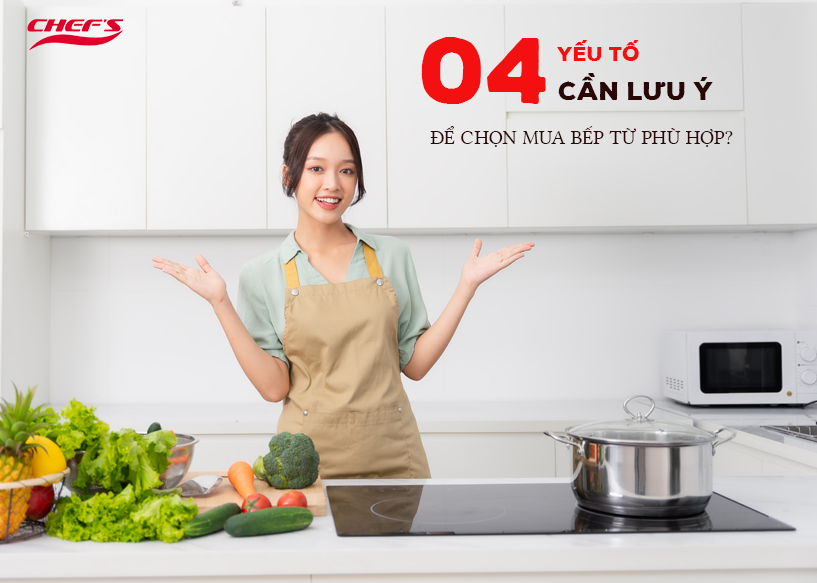 04 điểm lưu ý để lựa chọn mẫu bếp từ phù hợp với gia đình