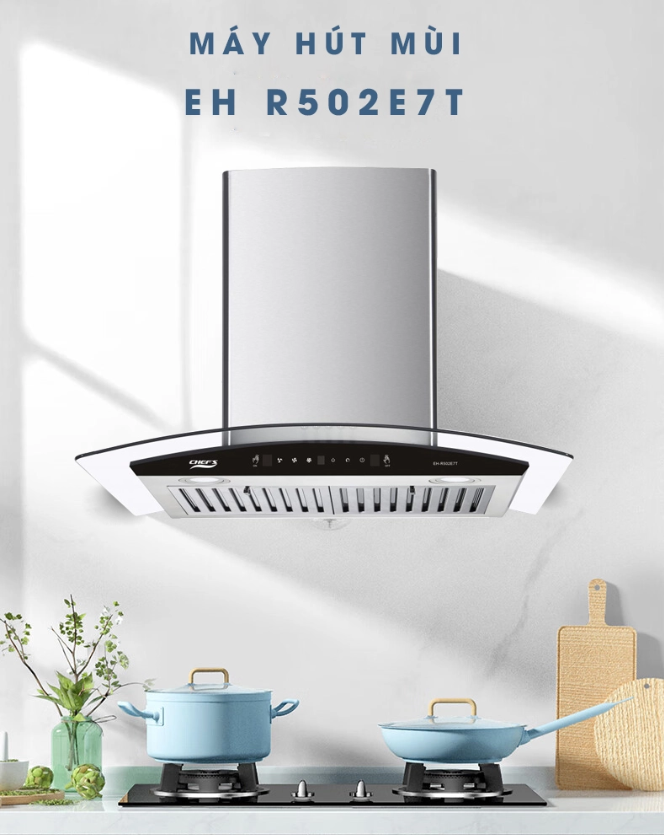 Review chi tiết máy hút mùi Chef's EH-R502E7T