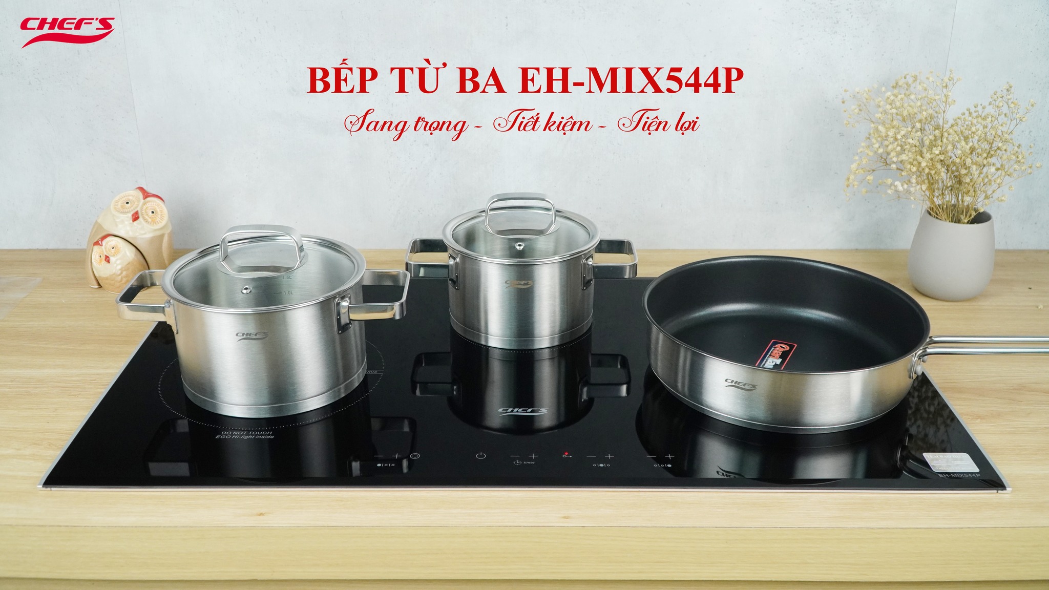 Bếp 3 vùng nẫu EH-MIX544P cho bạn thỏa sức nấu nướng mỗi ngày
