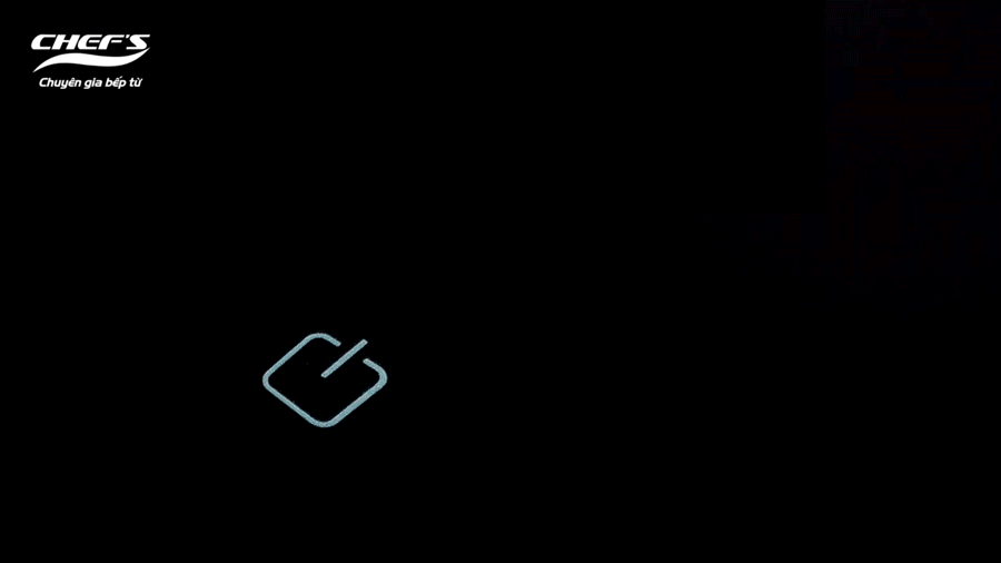 Điểu khiển LED ẩn N'Sence của EIKA trên bếp từ Chef's EH-DIH669