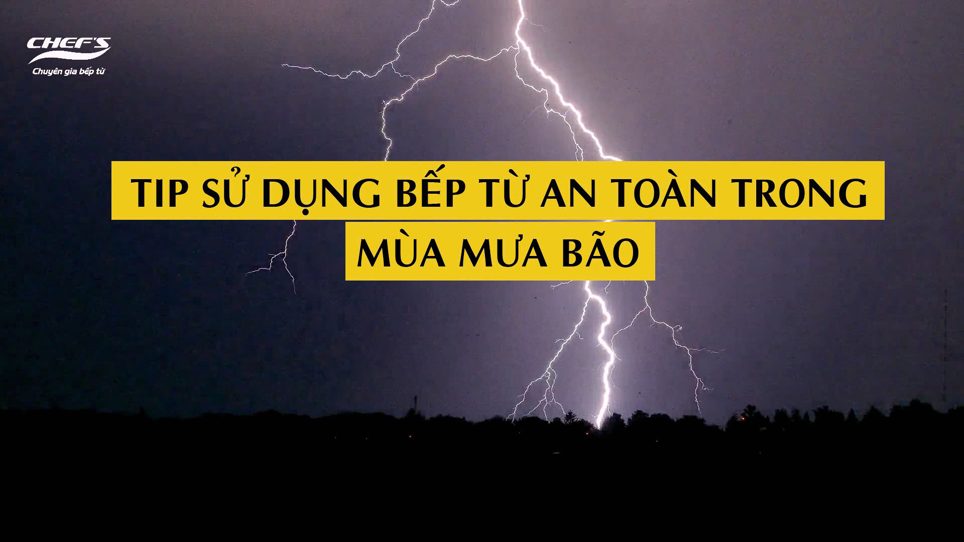 Tips sử dụng bếp từ an toàn trong mùa mưa bão