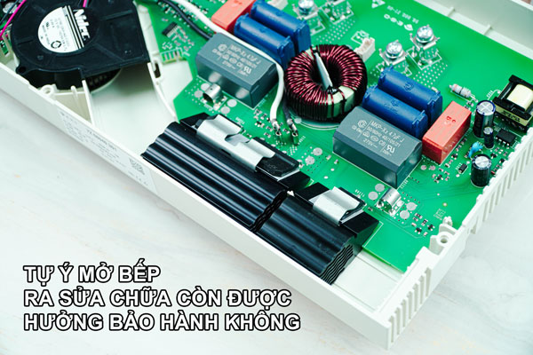 Tự ý mở bếp ra sửa chữa, còn được hưởng bảo hành không