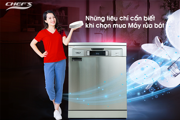 Những tiêu chí cần có khi lựa chọn máy rửa bát