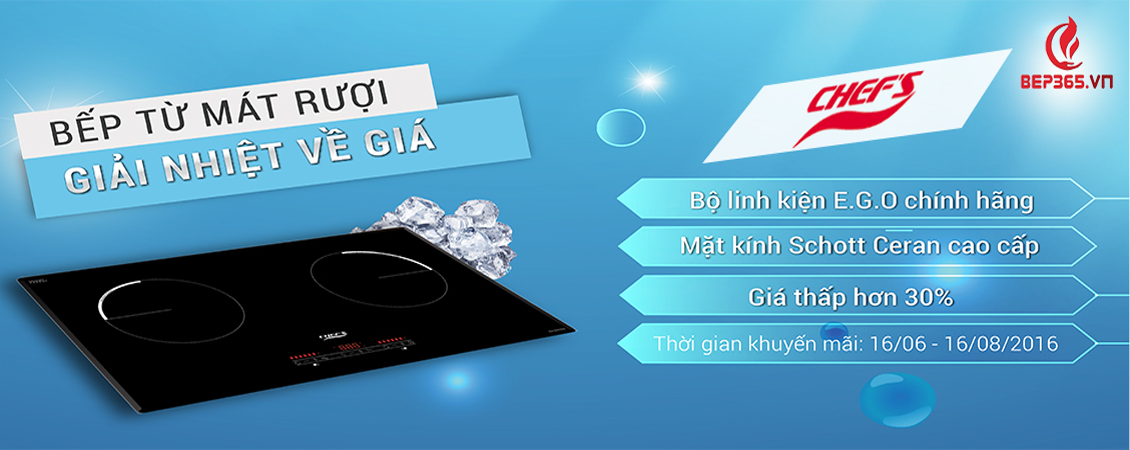 Bếp từ mát rượi – giải nhiệt mùa hè