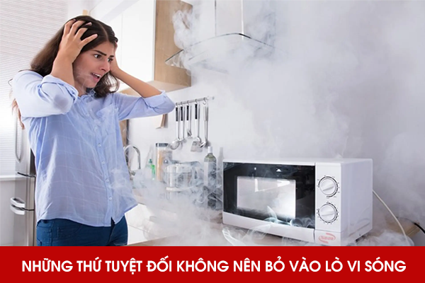 Những thứ tuyệt đối không nên bỏ vào lò vi sóng